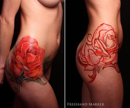 Tattoos - Rose - 129780